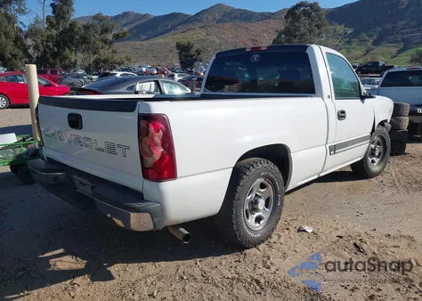 2003 Chevrolet Silverado 1500 z USA, uszkodzony, nr VIN 1GCEC14X73Z137608